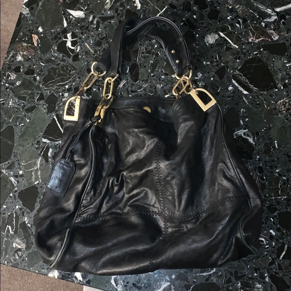 Black Badgley Mischka purse